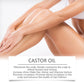 Cold Compressed and Gentle Strengthening Organic Castor Oil for Skin Care