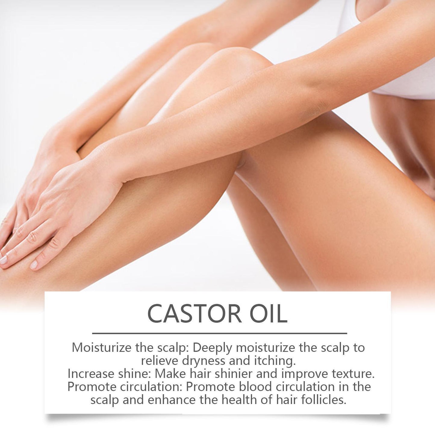 Cold Compressed and Gentle Strengthening Organic Castor Oil for Skin Care