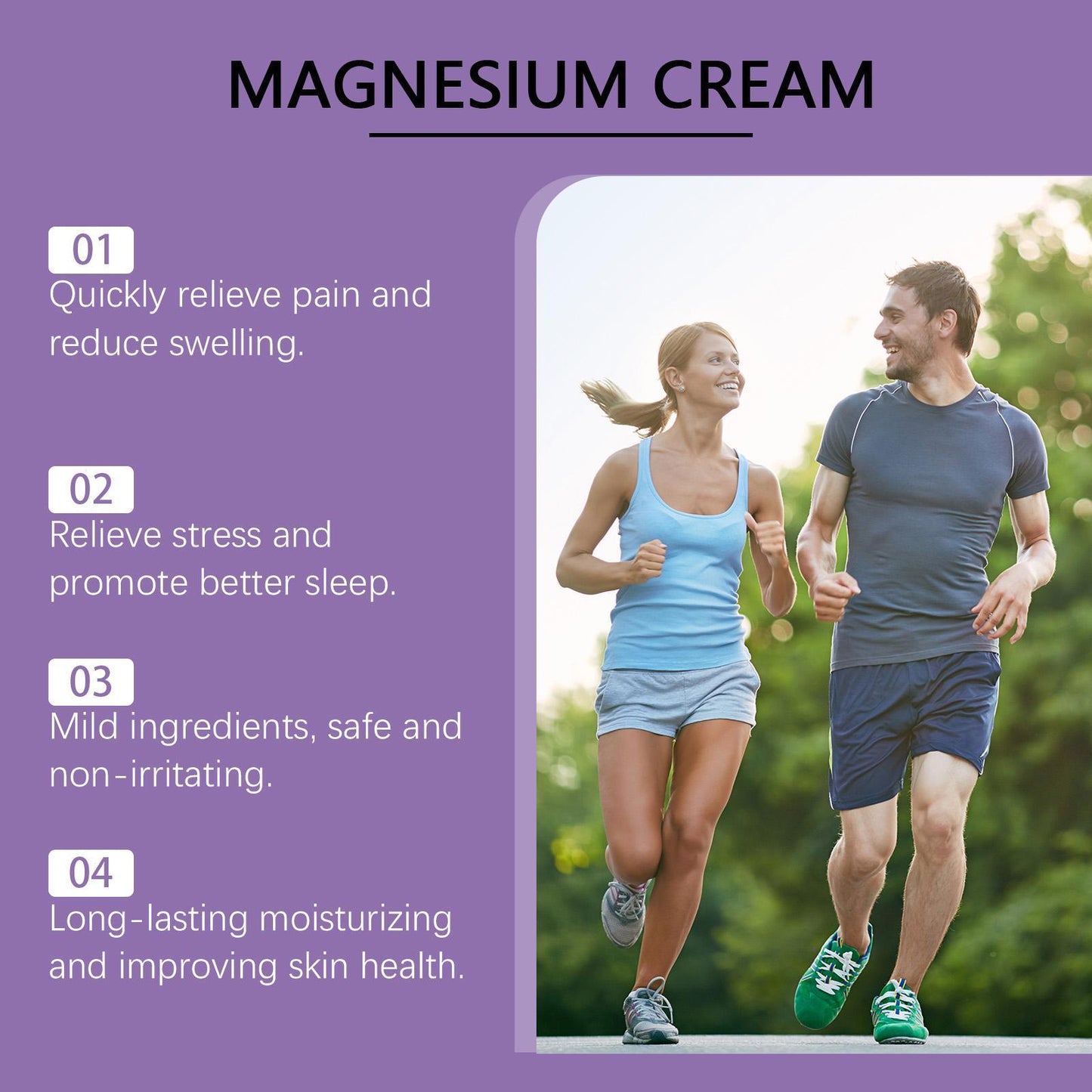 Deep Joint and Muscle Relief Soothing Magnesium Cream for Comfort