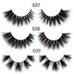 FOXESJI Lashes 3D Mink Eyelashes Natural Long Fluffy Dramatic Strip Eye Lashes Eyelash Extension Soft False Eyelashes Makeup