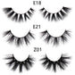FOXESJI Lashes 3D Mink Eyelashes Natural Long Fluffy Dramatic Strip Eye Lashes Eyelash Extension Soft False Eyelashes Makeup