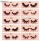 FOXESJI Lashes 3D Mink Eyelashes Natural Long Fluffy Dramatic Strip Eye Lashes Eyelash Extension Soft False Eyelashes Makeup