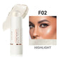 Face Contour Bronzer Stick Face Brighten Highlighter Bar Shimmer Highlighter Blush Stick Nose Shadow Pen Makeup Tool Cosmetics