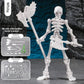 Skeleton Figure Action Skeleton Figurines With Multiple Accessories Realistic Movable Joints Model Statue For Christmas