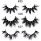 FOXESJI Lashes 3D Mink Eyelashes Natural Long Fluffy Dramatic Strip Eye Lashes Eyelash Extension Soft False Eyelashes Makeup