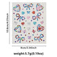 1pcs Laser Sparkle Stars Diamond/Pearls Face Gems Stickers Heart Moon Shape Rhinestones for Eyes/Face Stickers Temporary Tattoos