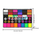 Painted 42 Colors Face Paint Kit for Kids, Non-Toxic Water Activated Face Paint Palette with Brushes, For Carnival, Halloween