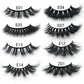 FOXESJI Lashes 3D Mink Eyelashes Natural Long Fluffy Dramatic Strip Eye Lashes Eyelash Extension Soft False Eyelashes Makeup