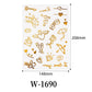 Waterproof Metallic Temporary Tattoos Women Gold Flash Fake Tattoo Sticker Heart Design Stickers for Valentine Wedding Body Art