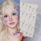 1pcs Laser Sparkle Stars Diamond/Pearls Face Gems Stickers Heart Moon Shape Rhinestones for Eyes/Face Stickers Temporary Tattoos