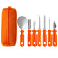 7Pcs Halloween Pumpkin Carving Set Tools Pumpkin Carving Knife Adults Pumpkin Cutting Supplies Engraving Kitchen Cutting Tools