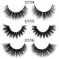 FOXESJI Lashes 3D Mink Eyelashes Natural Long Fluffy Dramatic Strip Eye Lashes Eyelash Extension Soft False Eyelashes Makeup