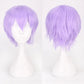 Cosplay Wig 30cm Short Anime Wig Heat Resistant Synthetic Hair Halloween Party Wigs + Wig Cap