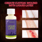 2pcs Liquid Latex SFX Makeup, Kit Realistic Fake Skin, Scar Wounds Old Age Skin, Halloween Wrinkles Cut Burning Decay Peeling