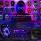 Party LED Light up Mask Gesture Sensing Smart Display LED Face Masks Programmable Bluetooth App Control Transforming Mask