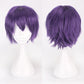 Cosplay Wig 30cm Short Anime Wig Heat Resistant Synthetic Hair Halloween Party Wigs + Wig Cap