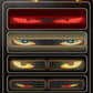 New APP LED Truck Car Devil Eye Light For Board Windshield Remote Music Control Custom Text Pattern Lighting 12V 24V Display