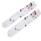A pair of Halloween blood socks, knee high stockings, long stockings, Halloween socks, versatile thigh socks, blood socks, adult