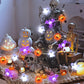 1pc 20/30 LED Halloween Copper Wire String Light With Mini Ghost Pumpkin Bat Fairy Lamp For Home Halloween Party Festival Decor