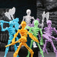  Skeleton Figure Action Skeleton Figurines With Multiple Accessories Realistic Movable Joints Model Statue For Christmas