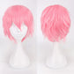 Cosplay Wig 30cm Short Anime Wig Heat Resistant Synthetic Hair Halloween Party Wigs + Wig Cap