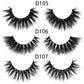 FOXESJI Lashes 3D Mink Eyelashes Natural Long Fluffy Dramatic Strip Eye Lashes Eyelash Extension Soft False Eyelashes Makeup