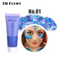 20 Colors Body Glitter Gel Mermaid's Scale Chunky Glitter Sequins Gel  for Face Body Hair Nail Christmas and Party