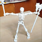  Skeleton Figure Action Skeleton Figurines With Multiple Accessories Realistic Movable Joints Model Statue For Christmas
