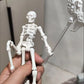 Skeleton Figure Action Skeleton Figurines With Multiple Accessories Realistic Movable Joints Model Statue For Christmas