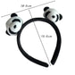 Cartoon Cute Headband New Plush Big Eyes Headband Women's Face Wash Headband Children's Headwear