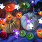 1pc 20/30 LED Halloween Copper Wire String Light With Mini Ghost Pumpkin Bat Fairy Lamp For Home Halloween Party Festival Decor