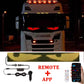 New APP LED Truck Car Devil Eye Light For Board Windshield Remote Music Control Custom Text Pattern Lighting 12V 24V Display