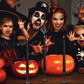 3 or 6 Pieces Black Flameless LED Taper Candles 11 inch,Plastic Realistic Flickering Decorative Halloween Candle Light