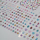 1pcs Laser Sparkle Stars Diamond/Pearls Face Gems Stickers Heart Moon Shape Rhinestones for Eyes/Face Stickers Temporary Tattoos