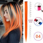 Hair Extensions Clip in 22 Inch Colored Hair Extensions Party Highlights Long Straight Synthetic Hairpieces for Women Kids Girls