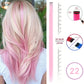 Hair Extensions Clip in 22 Inch Colored Hair Extensions Party Highlights Long Straight Synthetic Hairpieces for Women Kids Girls