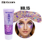 20 Colors Body Glitter Gel Mermaid's Scale Chunky Glitter Sequins Gel  for Face Body Hair Nail Christmas and Party