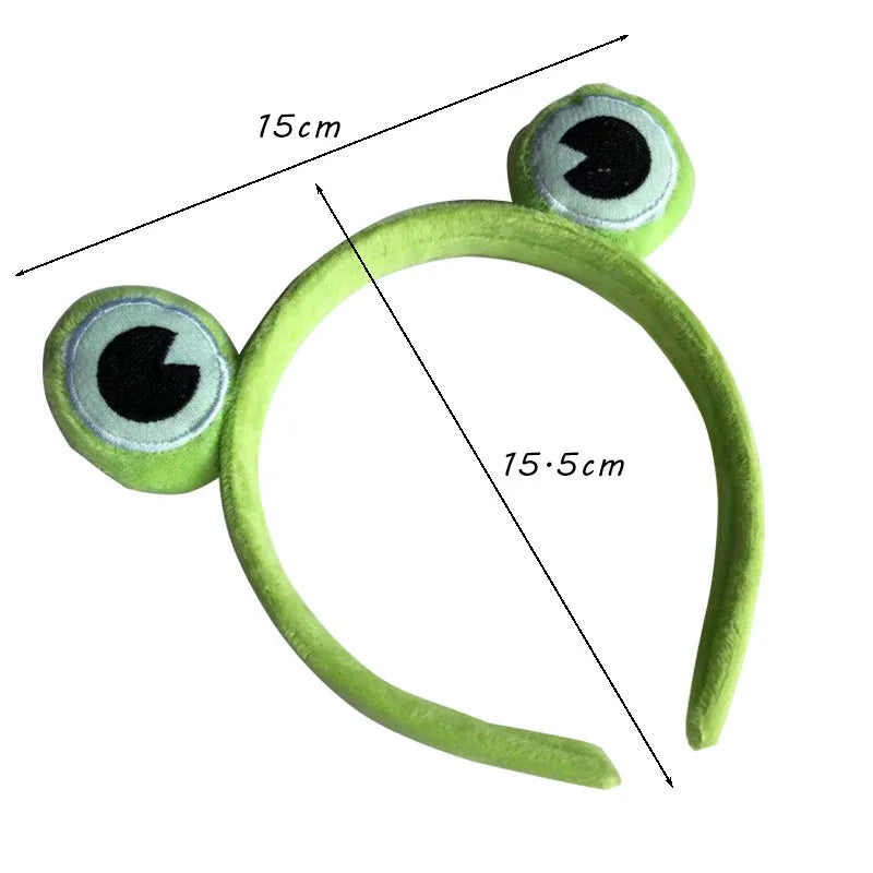 Cartoon Cute Headband New Plush Big Eyes Headband Women's Face Wash Headband Children's Headwear