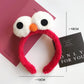 Cartoon Cute Headband New Plush Big Eyes Headband Women's Face Wash Headband Children's Headwear