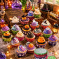 100PCS Halloween Cupcake Liners Ghost Pumpkin Muffin Baking Cups Wrapper Tray Holder DIY Party Candy Cake Decorations Supplies