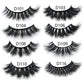 FOXESJI Lashes 3D Mink Eyelashes Natural Long Fluffy Dramatic Strip Eye Lashes Eyelash Extension Soft False Eyelashes Makeup