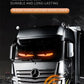 New APP LED Truck Car Devil Eye Light For Board Windshield Remote Music Control Custom Text Pattern Lighting 12V 24V Display