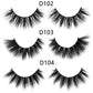 FOXESJI Lashes 3D Mink Eyelashes Natural Long Fluffy Dramatic Strip Eye Lashes Eyelash Extension Soft False Eyelashes Makeup