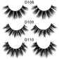 FOXESJI Lashes 3D Mink Eyelashes Natural Long Fluffy Dramatic Strip Eye Lashes Eyelash Extension Soft False Eyelashes Makeup