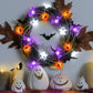 1pc 20/30 LED Halloween Copper Wire String Light With Mini Ghost Pumpkin Bat Fairy Lamp For Home Halloween Party Festival Decor